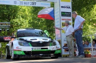Rallye Český Krumlov: Start soutěže